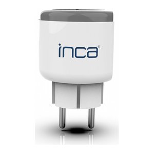 INCA WLAN Smart-Steckdose Android&IOS/2.4GHz WiFi/16A weiss retail