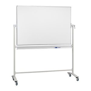 FRANKEN mobiles Whiteboard 180,0 x 120,0 cm weiß lackierter Stahl