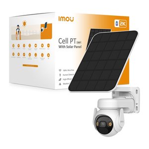 IMOU IPCam Cell PT 3MP WLAN 2K +Solarpanel schwarz/weiß