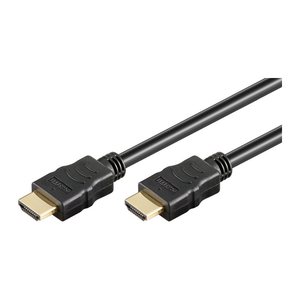 goobay HDMI 2.0 HDMI-Kabel 10,2 Gbit/s 2,0 m schwarz, 1 St.