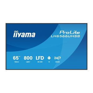 IIYAMA 164.0cm(65") LH6566UHSB-B1AG 16:9 2xHDMI+USB-C VA (Speditionsversand)