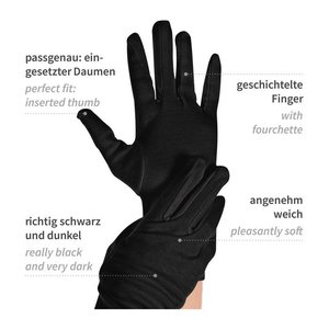 HYGOSTAR unisex Arbeitshandschuhe Nero schwarz Größe 7, 12 Paar