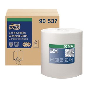 TORK Putztuchrolle Premium Combi Roll W1/2/3 1-lagig weiß, 300 Blätter, 1 Rolle