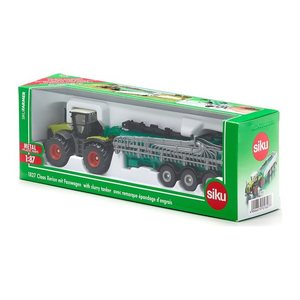 siku Claas Xerion Traktor mit Fasswagen 1827 Spielzeugauto