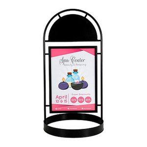 update displays Kundenstopper Wheel schwarz DIN B2 71,0 x 68,1 x 138,0 cm, 1 St.