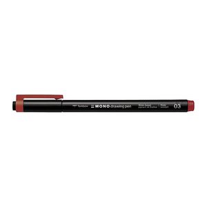 Tombow MONOdrawing Fineliner rot 0,35 mm, 1 St.
