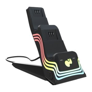 PDP Ladestation Dual Afterglow Wave schwarz für XBOX SeriesX