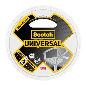 Scotch Universal Gewebeband weiß 48,0 mm x 25,0 m 1 Rolle
