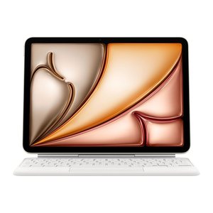 Apple Magic Keyboard Tablet-Tastatur weiß geeignet für Apple iPad Air 4. Gen (2020), Apple iPad Air 5. Gen (2022), Apple iPad Air 11" (M2), Apple iPad Air 11" (M3)