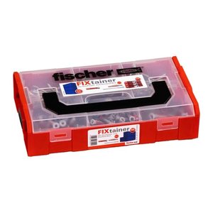 fischer L-Boxx mini DuoPower und DuoSeal 561472 Dübel- und Schrauben-Sortiment, 275-teilig