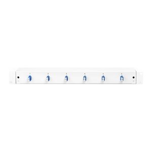 DIGITUS LWL Spleißbox 1HE bestückt 6x LC DX OS2 grau