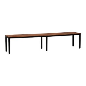 Gürkan Garderobenbank 107225 schwarz, buche Holz 150,0 cm