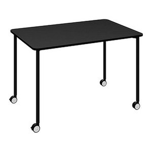 meet powered by PAPERFLOW Flex Office Mehrzwecktisch rechteckig Spanplatte schwarz 116,0 x 76,0 x 75,0 cm, 1 St.