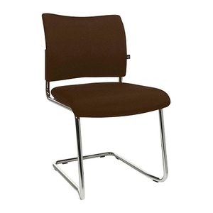 Topstar Besucherstühle Visit 20 NV390 G08 braun Stoff, 2 St.