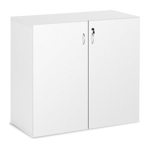 Aktenschrank aus Holz – 800 x 393 x 740 mm (2 OH) – Weiß