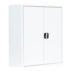 LÜLLMANN Stahlschrank 530317 signalweiß 2 Fachböden 80,0 x 38,3 x 100,0 cm, aufgebaut, 1 St.