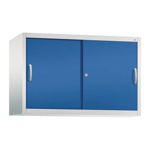 CP Aufsatz-Schiebetürenschrank C 2000 Acurado, 2045-00 S10088 lichtgrau, enzianblau 1 Fachboden 120,0 x 40,0 x 79,0 cm