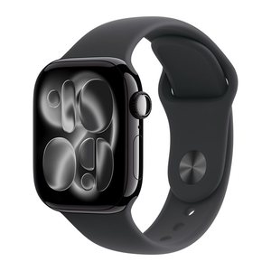 Apple Watch Series 11 42 mm Aluminium (GPS+Cellular) Sportarmband M/L  schwarz, diamantschwarz