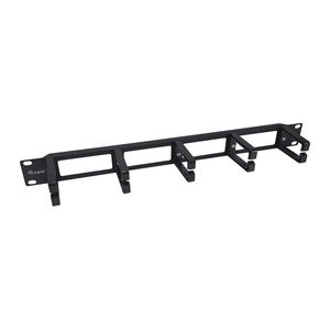 Equip 19" Kabelmanagement 5xPlastikringe Plastik 1U RAL9005