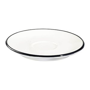 ID Fine Untertassen Espresso Modest Black Lona weiß Ø 12,0 cm, 12 St.