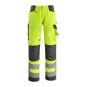 MASCOT® unisex Warnschutzhose Kendal  gelb, dunkelanthrazit Größe 25