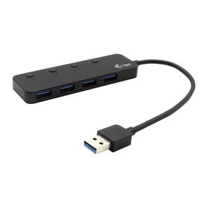 i-tec® USB-Hub USB 3.0 Metal 4-fach schwarz