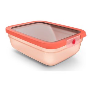 emsa Frischhaltedose ONECLICK 8,5 cm hoch orange 2,3 l, 1 St.