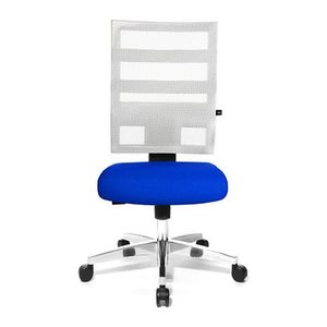 Topstar Bürostuhl X-Pander, 9590T383 Stoff blau, Gestell alu