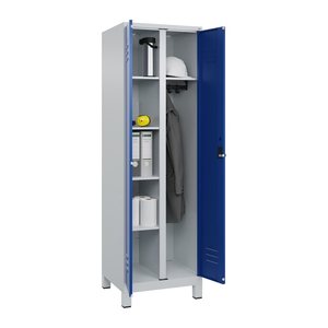 CP Spind Classic Plus enzianblau, lichtgrau 080610-20 S10003, 1 Schließfach 60,0 x 50,0 x 195,0 cm