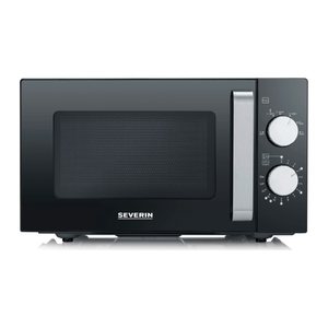 SEVERIN MW 7761 Mikrowelle 800 W schwarz, edelstahl