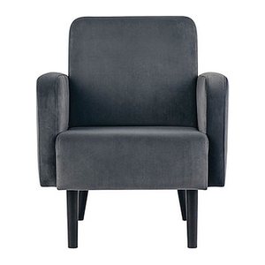 meet powered by PAPERFLOW Sessel LISBOA anthrazit schwarz Stoff 71,0 x 81,5 x 83,0 cm, 1 St.