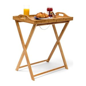 relaxdays Tablett braun rechteckig 55,0 x 35,0 cm, 1 St.
