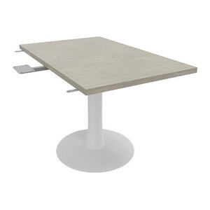 Quadrifoglio Verbindungsplatte Idea+ beton, weiß rechteckig 70,0 x 110,0 x 74,0 cm