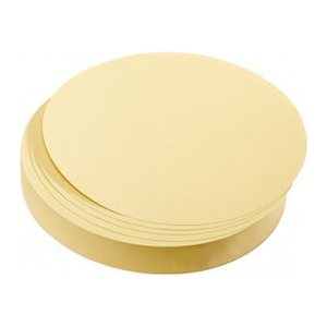 FRANKEN Moderationskarten gelb Ø 9,5 cm, 500 Blatt