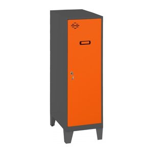 Simonrack Spind SIMONLOCKER DISM SINGLE anthrazit, orange 8425437120787, 1 Schließfach 30,0 x 50,0 x 101,5 cm