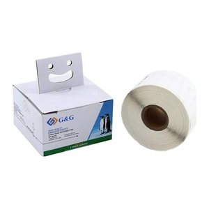G&G Etikettenrollen für Etikettendrucker ersetzt DYMO 11356 weiß, 41,0 x 89,0 mm, 1 x 300 Etiketten
