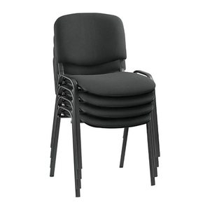 Nowy Styl Besucherstühle Iso ISO BLACK 1.3 C11 schwarz Stoff, 4 St.