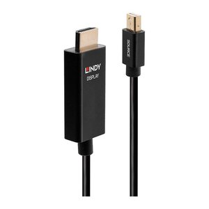 LINDY Mini-DisplayPort an HDMI Adapterkabel mit HDR 0,5m