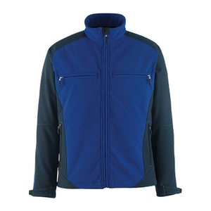 MASCOT® Herren Softshelljacke DRESDEN kornblau, schwarz Größe L