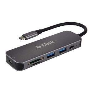 D-Link DUB-2325 6-in-1 USB-C Hub mit HDMI/USB-PD/SD-Reader retail