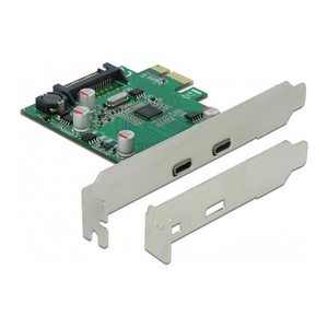 DELOCK PCI Expr x1 Karte > 2x ext SuperSpeed USB 3.2G1 C Bu