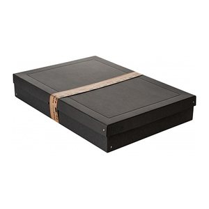 FALKEN PURE Aufbewahrungsbox 27,0 l schwarz 44,0 x 62,0 x 10,0 cm, 1 St.