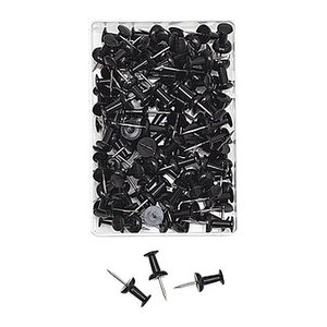 WEDO Pinnnadeln Diabolo schwarz, 100 St.