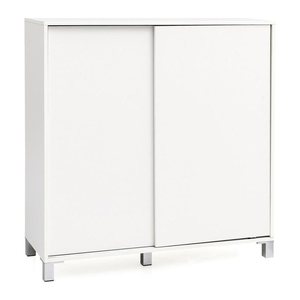 WOHNLING Schuhschrank, WL5.712 weiß 4 Fachböden 100,0 x 37,5 x 108,0 cm