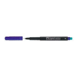 FABER-CASTELL MULTIMARK 1513 Folienstifte blau 0,6 mm permanent, 10 St.