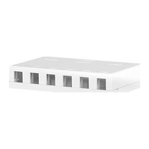 EFB Keystone Anschlussbox, 6Port, Aufputz,