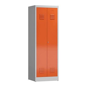 ClassiX Spind feuerrot, lichtgrau X-510424, 1 Schließfach 59,0 x 50,0 x 180,0 cm