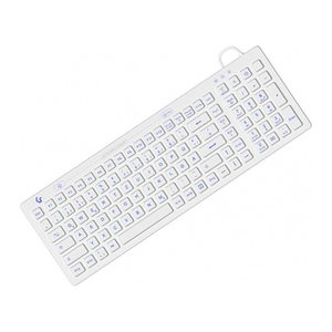 RaidSonic ICY BOX® KSK-6031INEL-B Tastatur kabelgebunden weiß