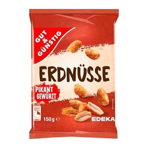 GUT&GÜNSTIG pikant gewürzt Erdnüsse 150,0 g, 1 St.