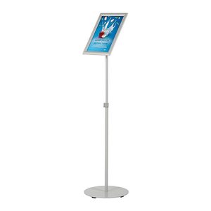 update displays Infoständer Economy silber DIN A3 30,5 x 30,5 x 92,3 - 142,8 cm, 1 St.